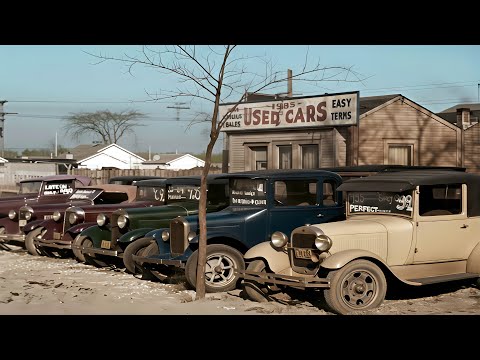 Ohio 1930s in color, Rare Glimpse in Depression-Era [60fps, Remastered] w/Sound Design