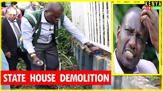 See what Sakaja Team did to Ruto's State House Wall set for Demolition for encroaching Nairobi River