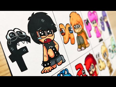 Drawing Alphabet Lore-Real Life [Lowercase] / Humanized Alphabet Lore Kids