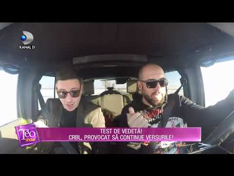 Teo Show (26.01.2018) - CRBL, provocat sa continue versurile! "Test de vedeta"