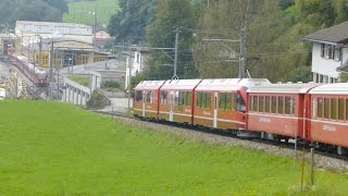 preview picture of video 'Switzerland: Bernina Express route, Cavaglia to Poschiavo, 17Sep14'