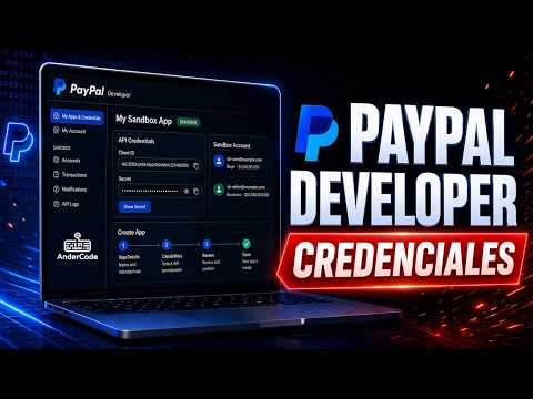 Cómo crear credenciales Sandbox en PayPal Developer paso a paso