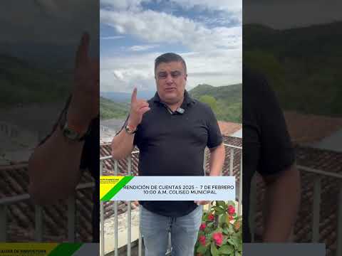 Rendición de Cuentas 2025- Alcaldía de Angostura