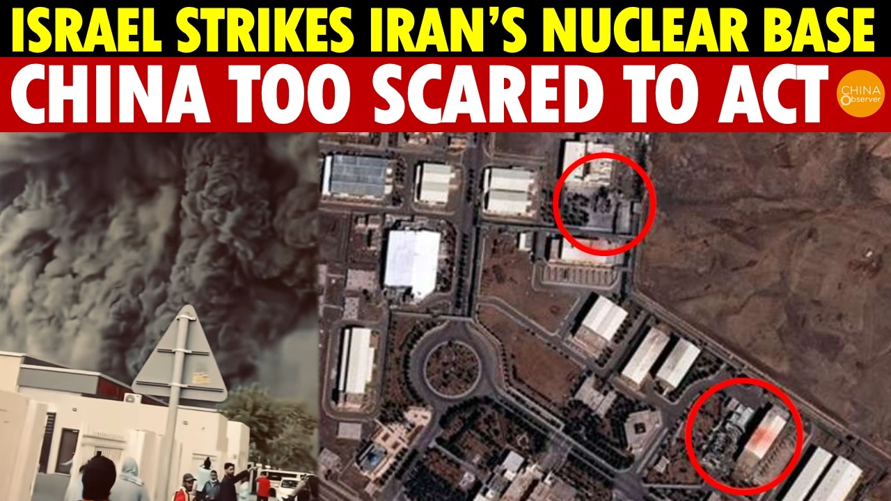 Israel Destroys Iran’s Secret Nuclear Base, China Only Shouts, Too Scared to Act!