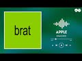 Charli XCX Apple Lyrics