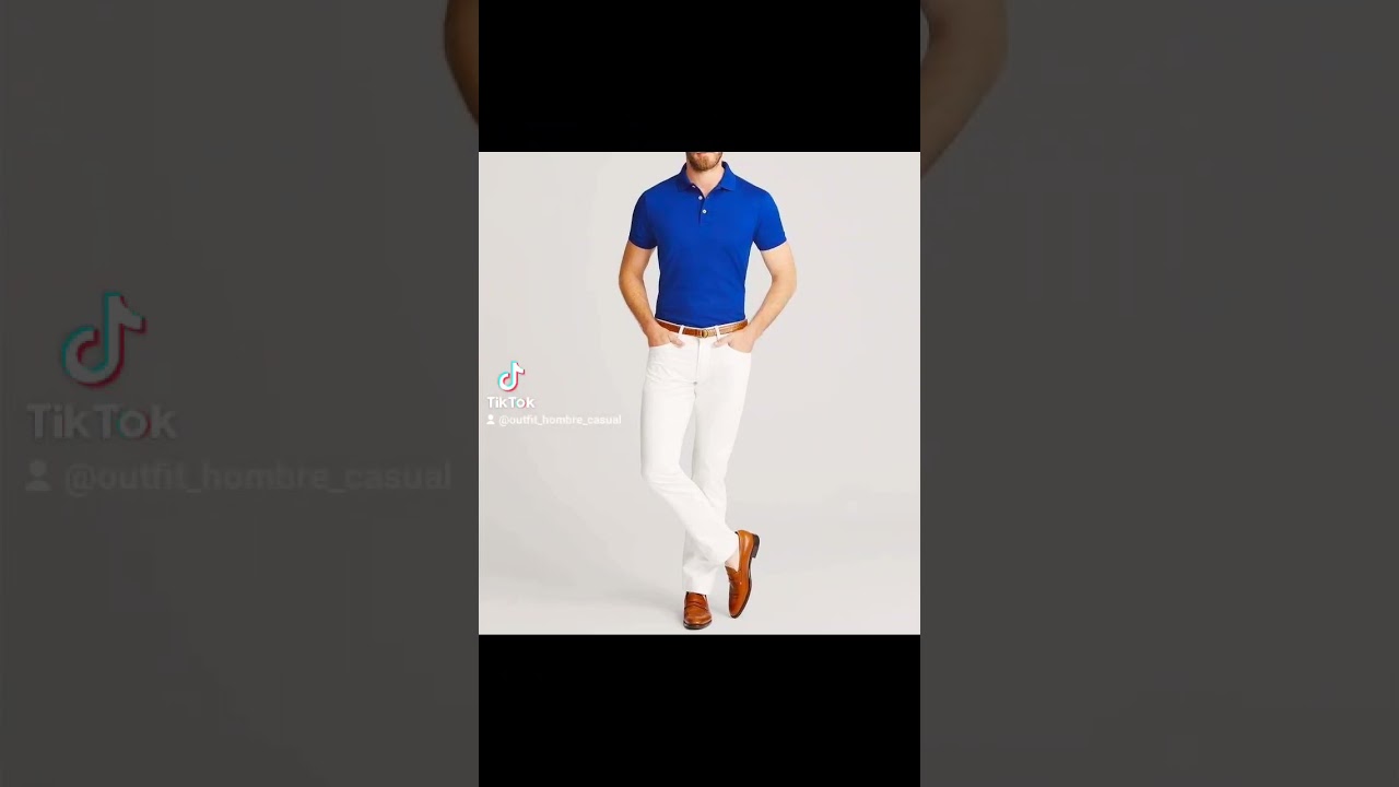LOS MEJORES OUTFITS CON CAMISA TIPO POLO AZUL #outfitshombres