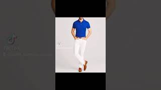 LOS MEJORES OUTFITS CON CAMISA TIPO POLO AZUL #outfitshombres