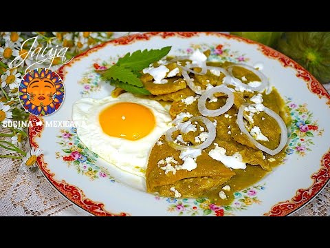 Receta: Exquisitos Chilaquiles Verdes