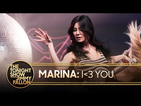 MARINA: I ﹤3 YOU | The Tonight Show Starring Jimmy Fallon