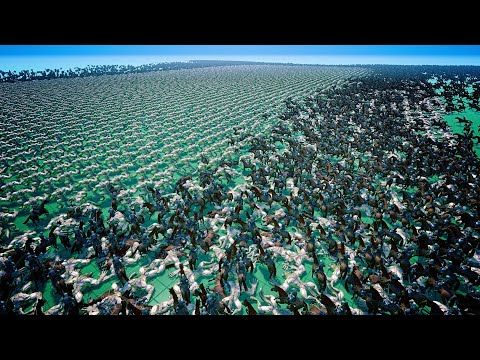 Can 10,000 Werewolves Survive 20,000 Cavalry Charge | Ultimate Epic Battle Simulator | UEBS