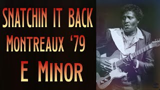 ALBERT COLLINS Backing Track ~ SNATCHIN IT BACK w VOCALS ~ Key E Minor