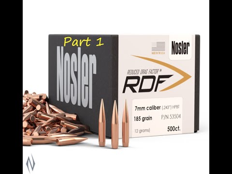 Nosler RDF 7mm 185gr // weight and OAL test// part 1