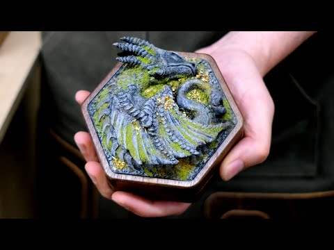 Introducing Handmade Dragon Dice Boxes / D&D RPG