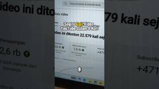 Download lagu This is How Much You Can Earn from a YouTube Video in 8 Days! #youtube #adsense #monetization mp3