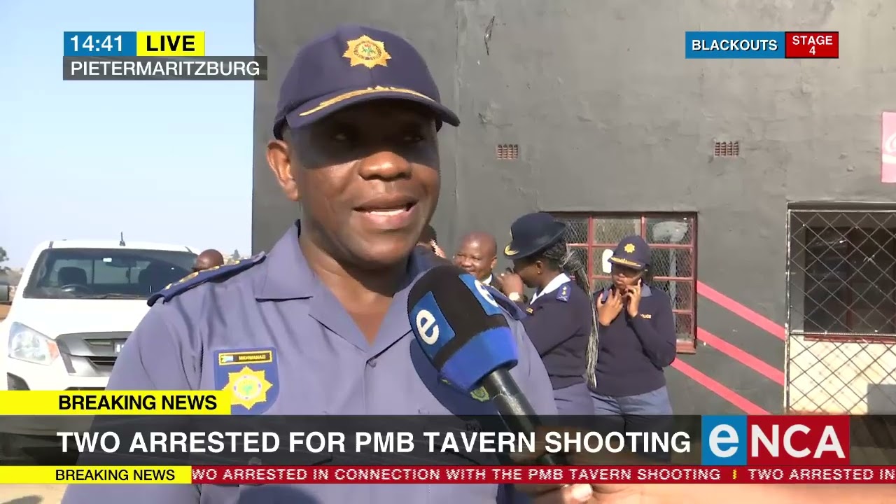 Two arrested in South African bar shootings