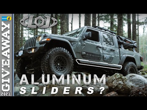 LoD Armor Lite Aluminum Sliders - Jeep Gladiator JT