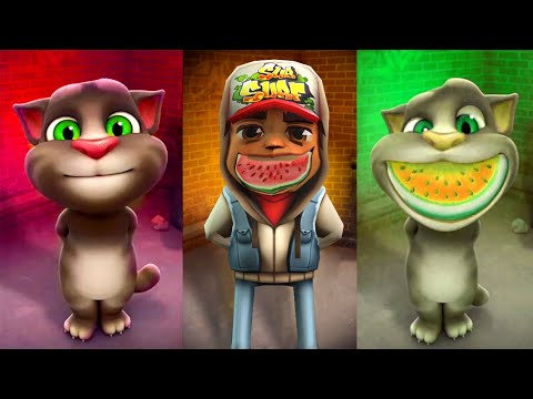 Repeat After Talking Tom Challenge - Talking Tom and Subway Surfers pt.3