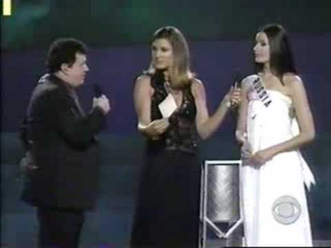 Оксана Фёдорова В Белье На Конкурсе «Мисс Вселенная 2002»