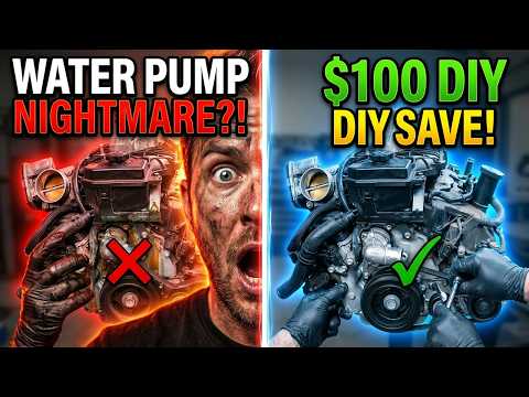2010–2015 Cadillac CTS SRX 3.0 Water Pump Replacement DIY