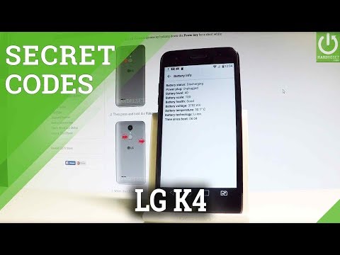 CODES in LG K4 (2017) - Secret Menu / Hidden Features / Tricks