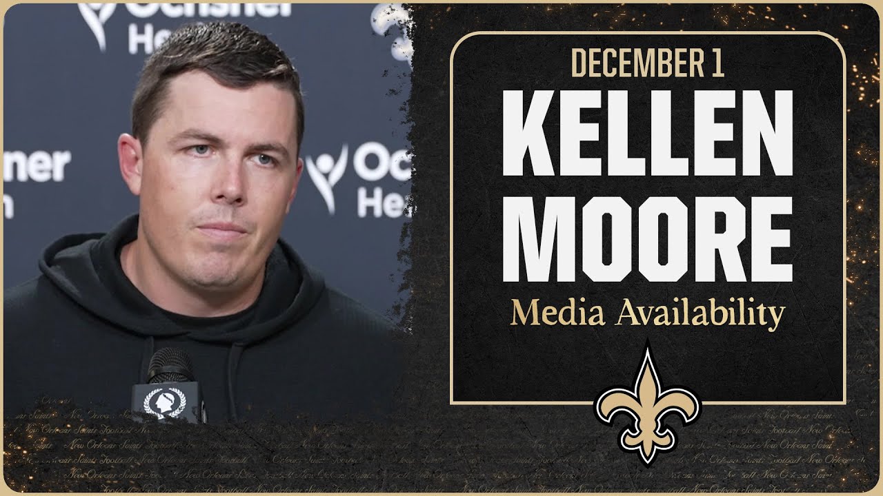 Kellen Moore recaps Week 13 vs. Dolphins | New Orleans Saints
