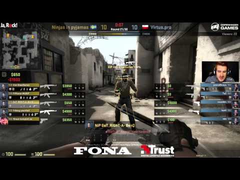 Virtus.pro vs Ninjas in Pyjamas de_dust2 | CPH Games FINAŁ | komentuje izak