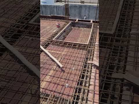 Toilet duct in slab sunkan slab टायलेट स्लॅब