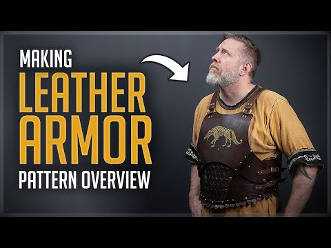 Making Leather Armor: A Closer Look At This Leather Cuirass Pattern