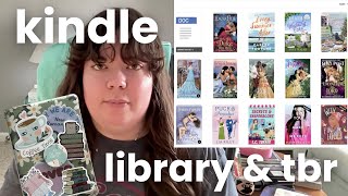 Our ENTIRE Kindle Library & TBR 2025 📚 Sharing all the read and unread digital books we own!
