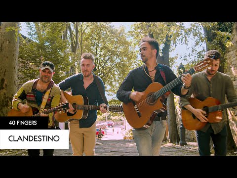 40 FINGERS - Clandestino by Manu Chao with 4 Guitars