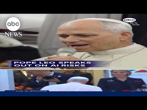 Pope Leo speaks out on AI risks