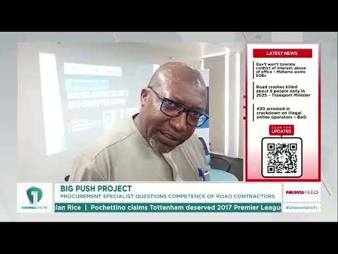 Big Push: Procurement Specialist Questions Competence of Some Contractors
