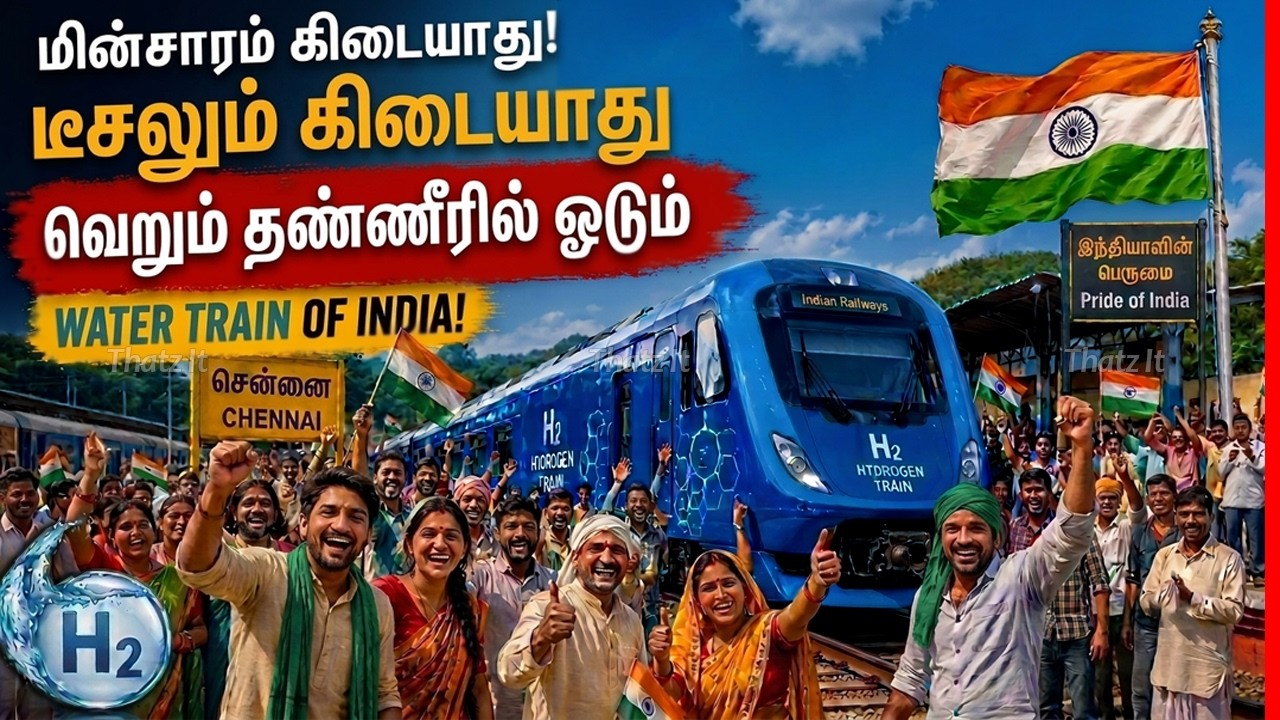 வெறும் தண்ணீரில் ஓடும் இந்தியாவின் முதல் Hydrogen Train | India's Fi