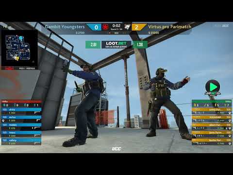 (RU) | Virtus.pro vs Gambit Youngsters  | LOOT.BET/CS Season 7 | map 2 | @Toll_tv & @_CheiFTV