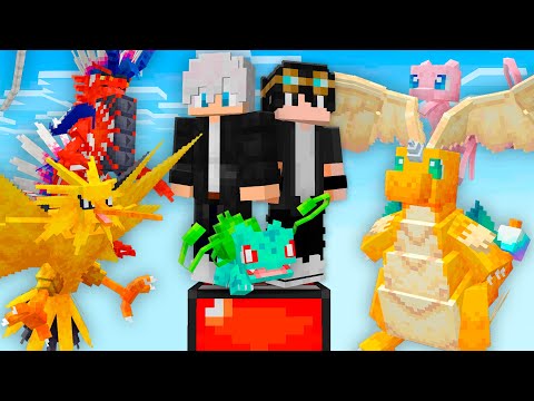 APENAS UM BLOCO EM DUPLA NO MINECRAFT COBBLEMON!