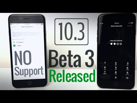 iOS 10.3 Beta 3 - Released