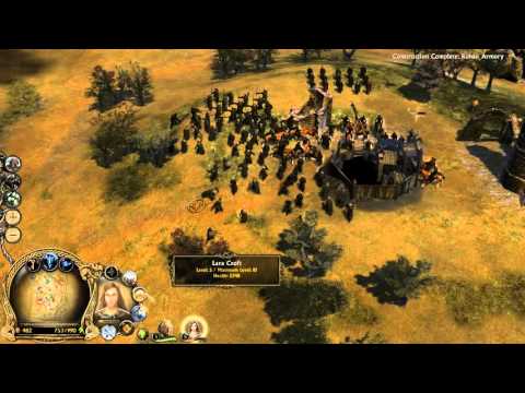 LOTR: BFME2 - Edain Mod - 3v3 Rohan vs. Isengard feat. Lara Croft