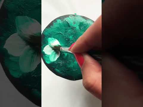 Floral Art | Acrylic Demo | #floraldesign | #ytart | Art Design | Painting Daisies | Jasvir Kambo