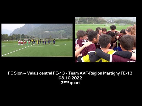FC Sion - Valais central FE-13 - Team AVF-Région Martigny FE-13, 08.10.2022, 2ème quart