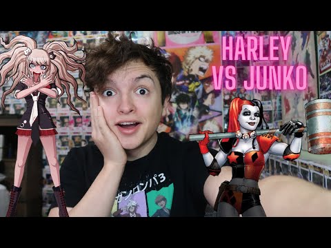 Junko  Enoshima vs Harley Quinn - Rap Battle Reaction