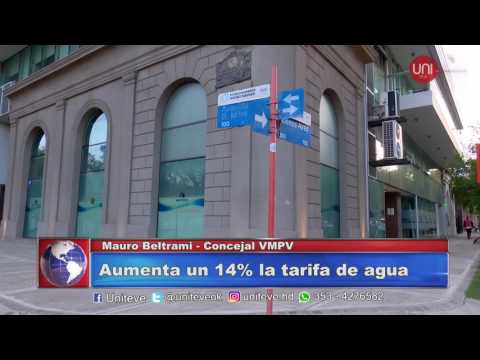 Aumento de tarifa del Agua