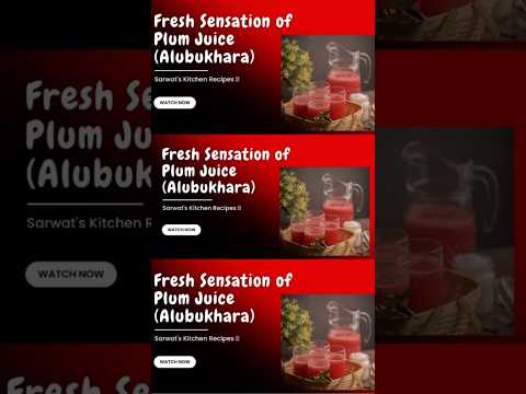 Plum juice full recipe