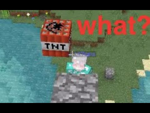 TNT cannon and fishing rod!