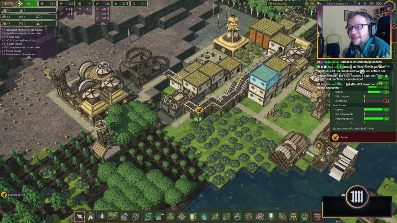 Dobbiamo Superare la Siccità! | Timberborn [ !instant - !mangayo - !giveaway ]