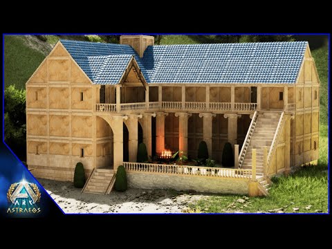 I Built A Greek Inspired House In Our Communal Area! | Ark Astraeos EP16