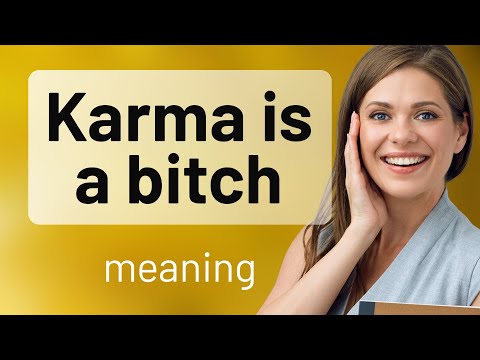 Understanding Idioms: "Karma is a Bitch"