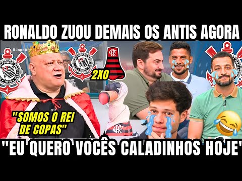 RONALDO GIOVANELLI HUMILHOU OS ANTIS NO JOGO ABERTO QUE MENOSPREZARAM O CORINTHIANS ANTES DA FINAL 