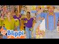 Heads Shoulders Knees And Toes Brand New BLIPPI MEEKAH And Shawn Johnson Nursery Rhyme