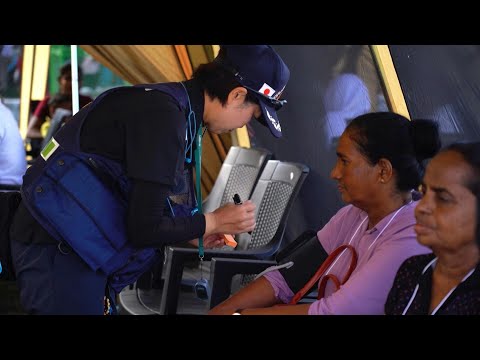 Video Thumbnail: Japanese aid workers treat patients after deadly Sri Lanka cyclone | AFP