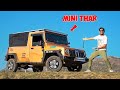 World S First Solar Powered Electric THAR MR INDIAN HACKER 4x4 Petrol Engine
